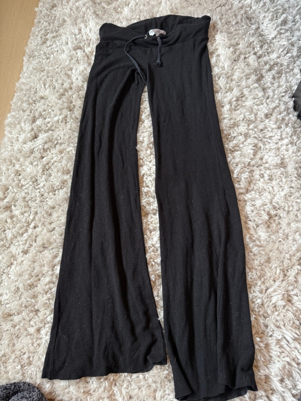 Wildfox Black Drawstring Lounge Pants